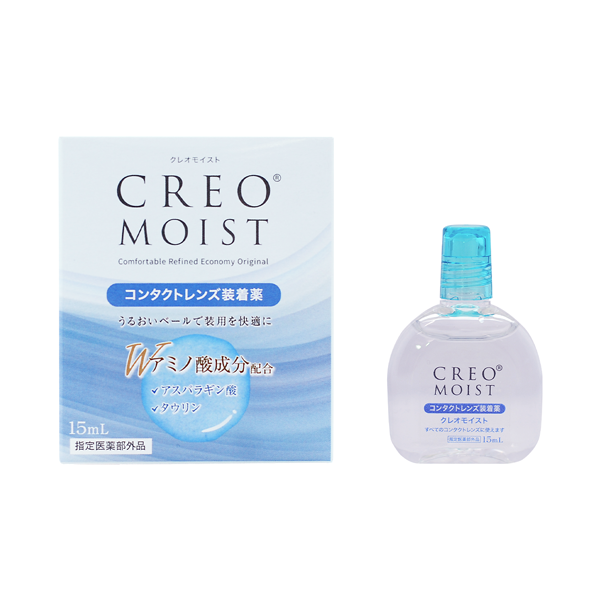 クレオモイスト｜15ml 1本｜コンタクトレンズ装着薬 | CREO コンタクトレンズ